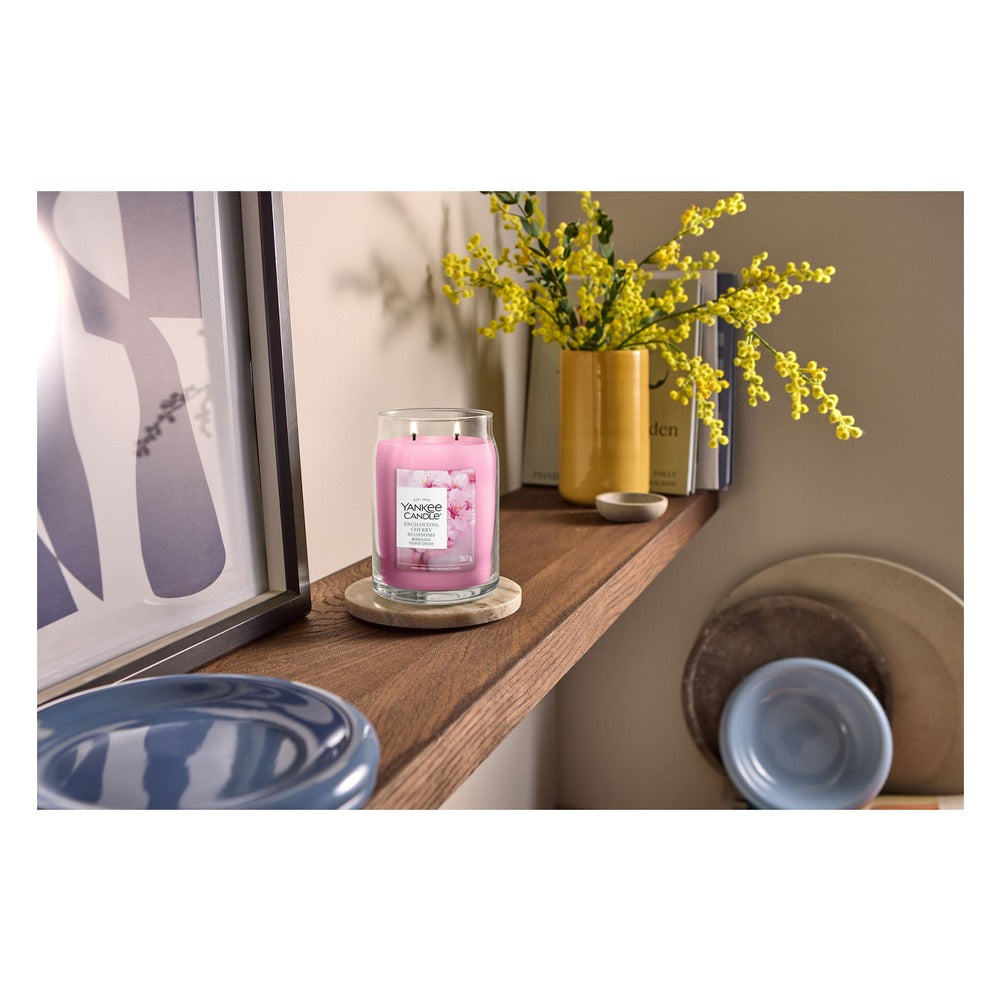 Candela Giara Grande Yankee Candle Signature Enchanting Cherry Blossom 3