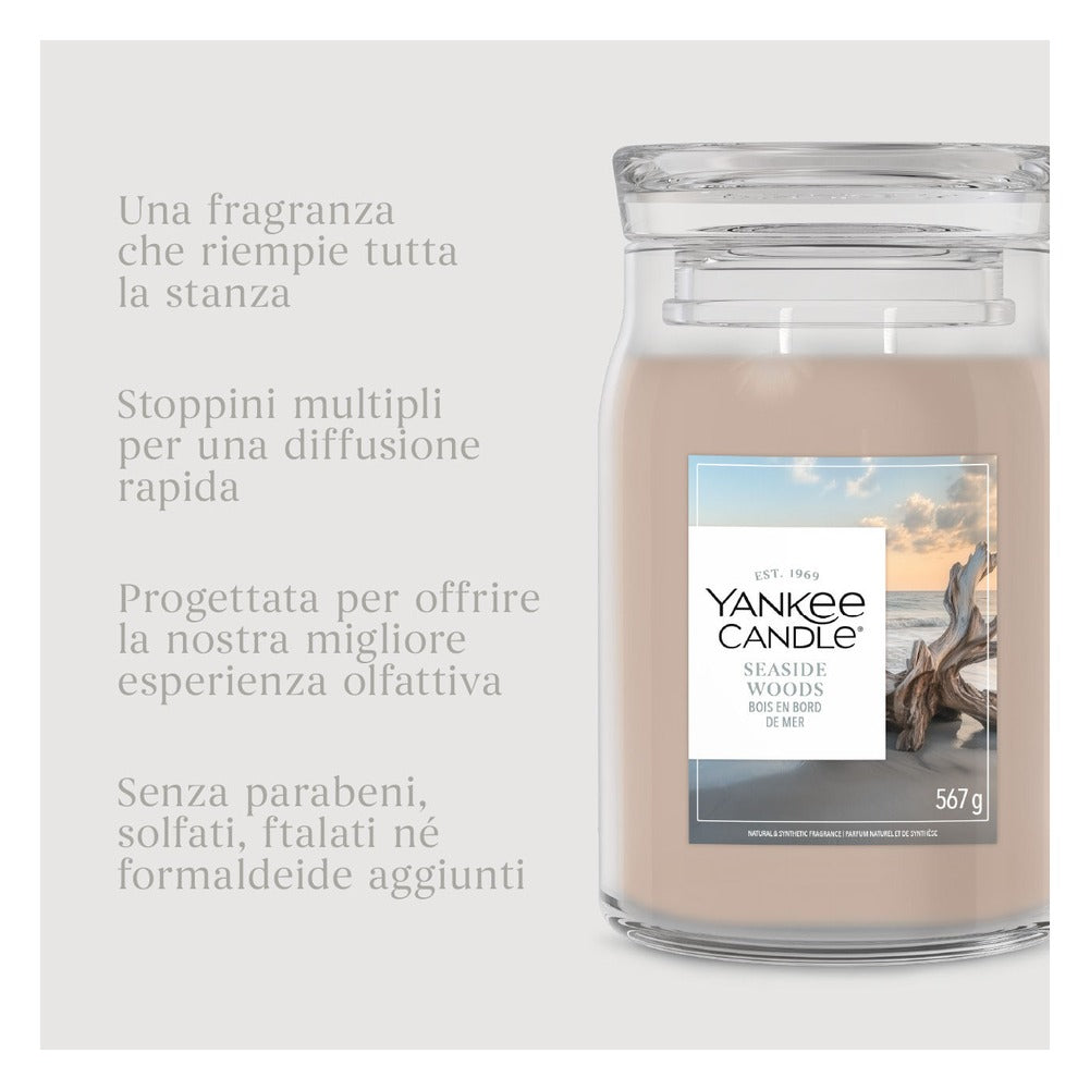 Candela Giara Grande Yankee Candle Signature Seaside Woods 5