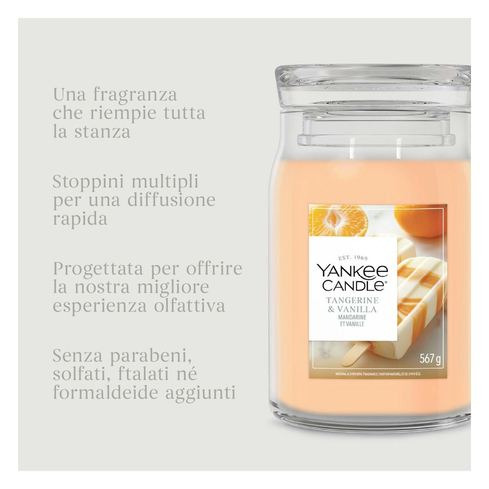 Candela Giara Grande Yankee Candle Signature Tangerine & Vanilla 7