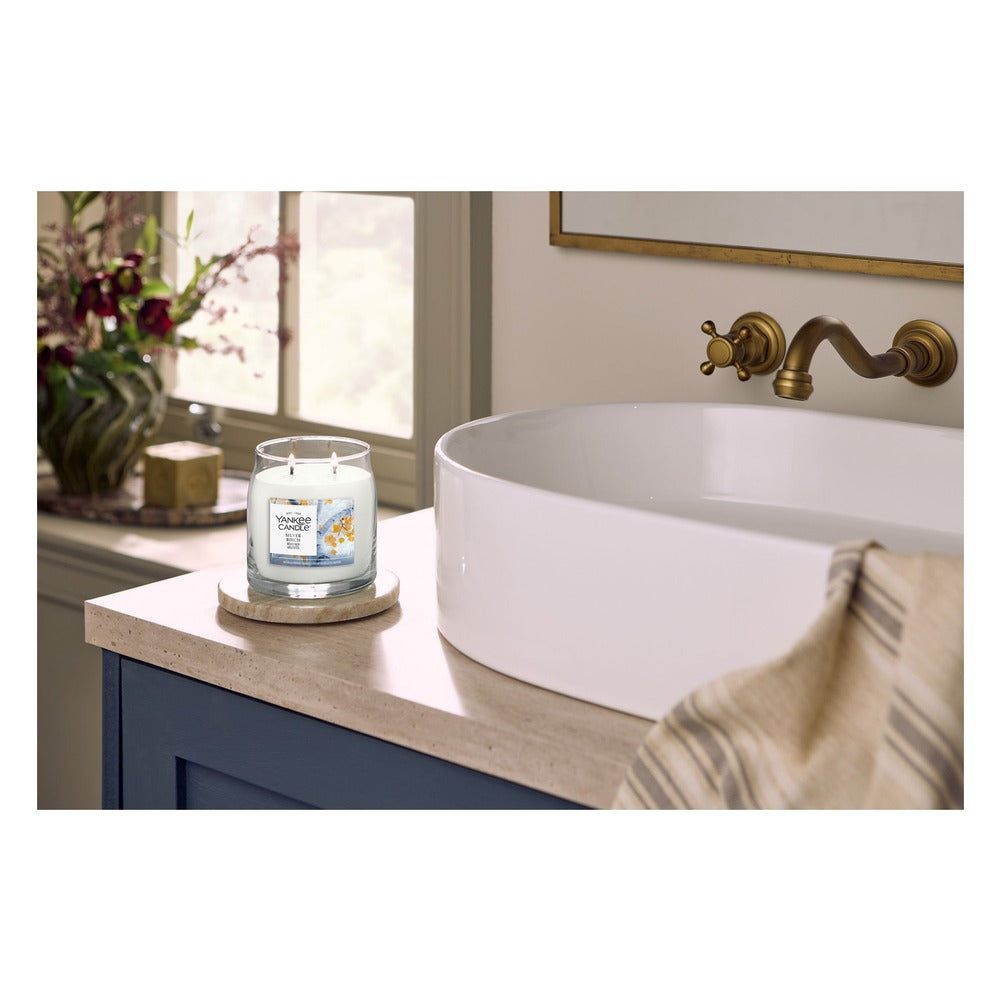 Candela Giara Media Yankee Candle Signature Silver Birch 3