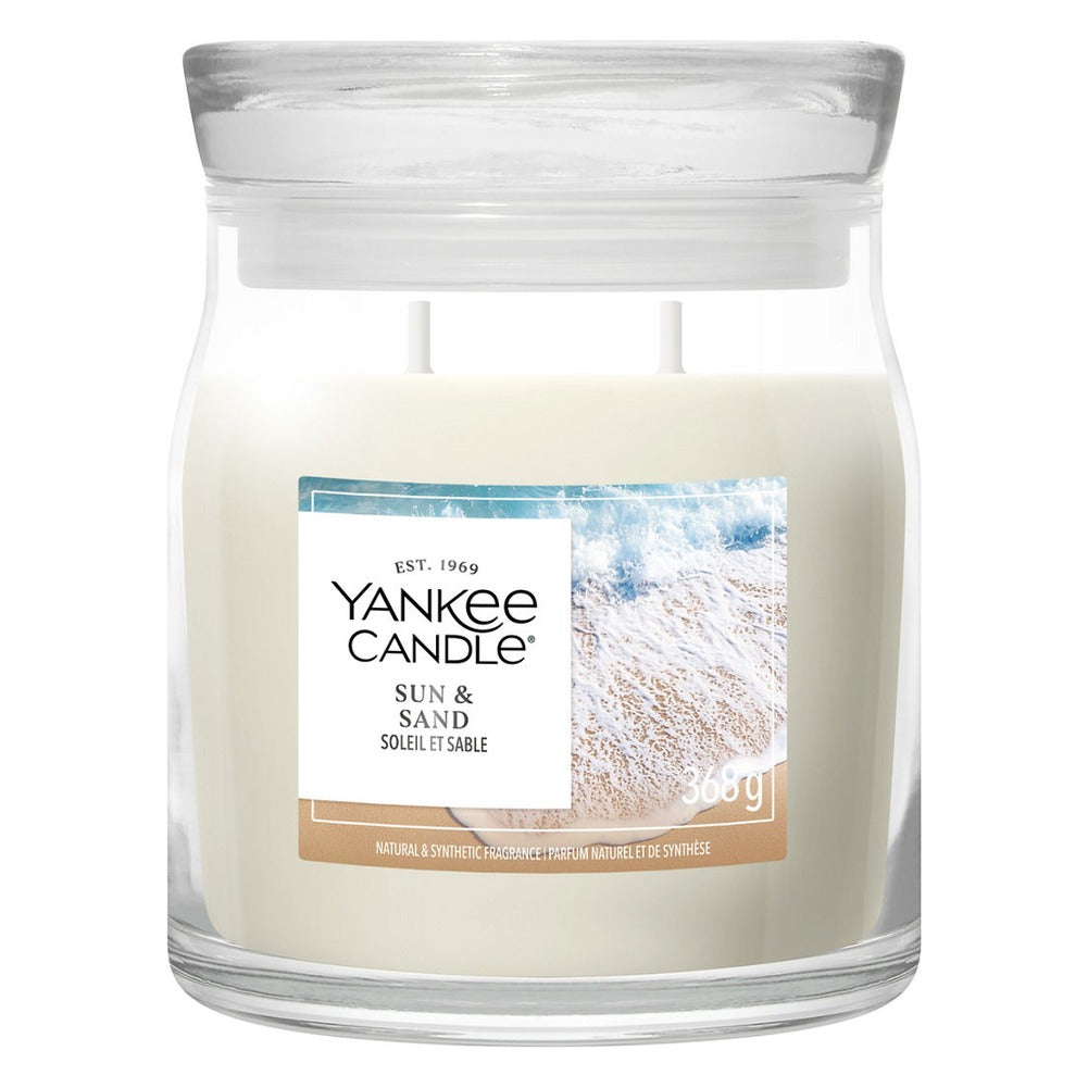 Candela Giara Media Yankee Candle Signature Sun & Sand 1