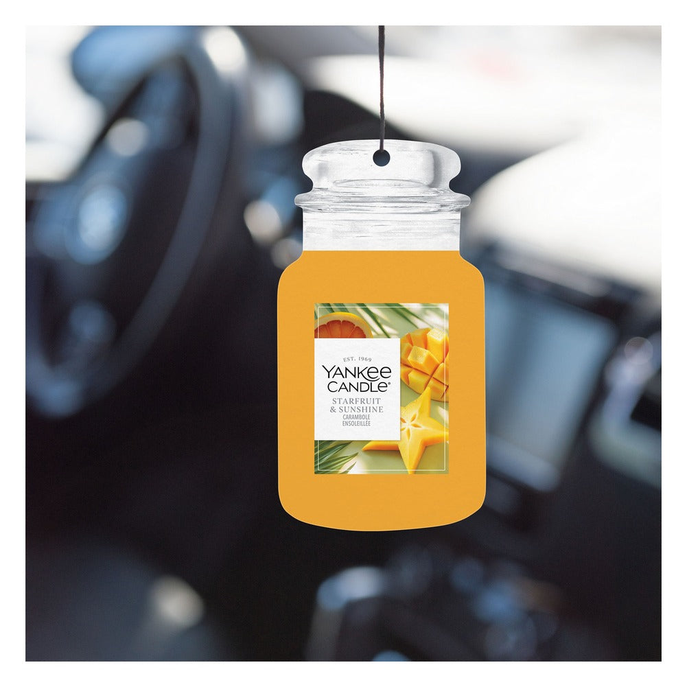Profumatore per Auto Yankee Candle Car Jar Starfruit & Sunshine 3