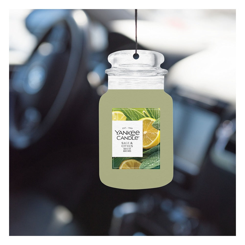 Profumatore per Auto Yankee Candle Car Jar Sage & Citrus 3