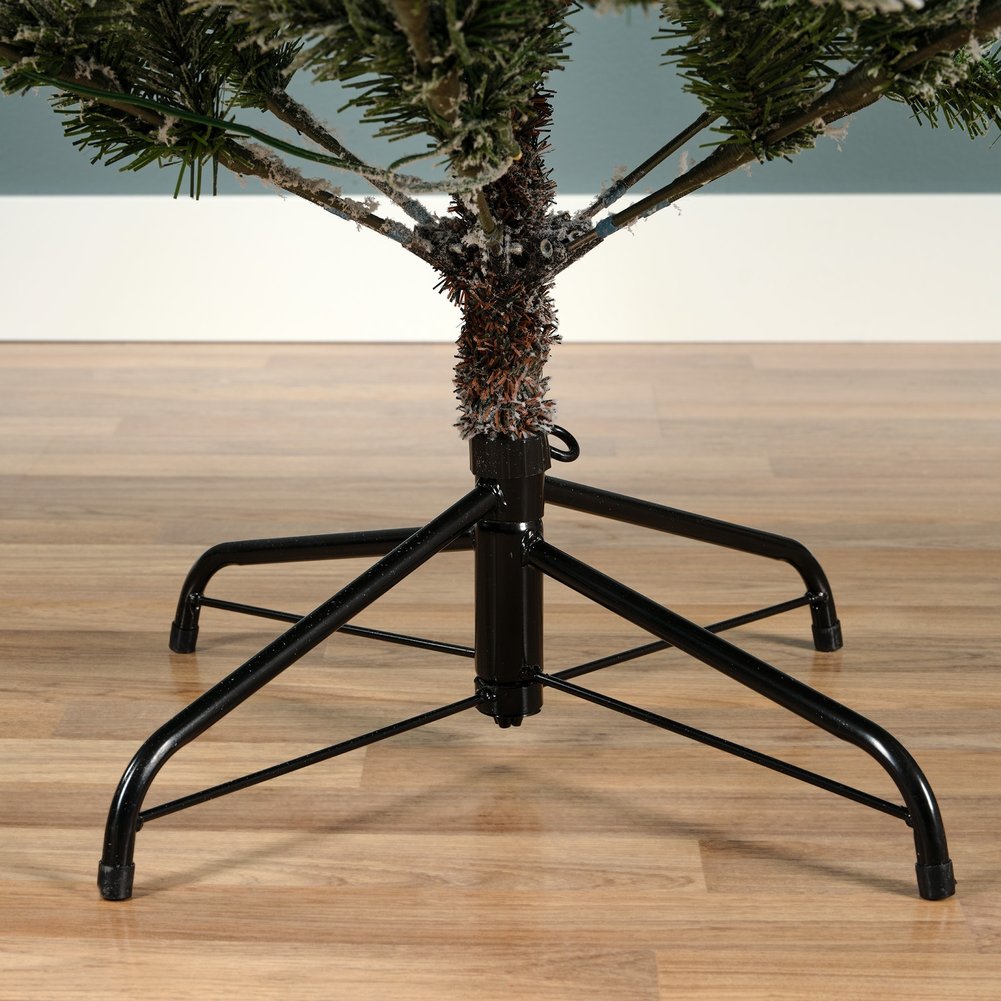 Albero di Natale artificiale illuminato Abete Chatillon innevato We Love Christmas 180 cm, 320 LED 4