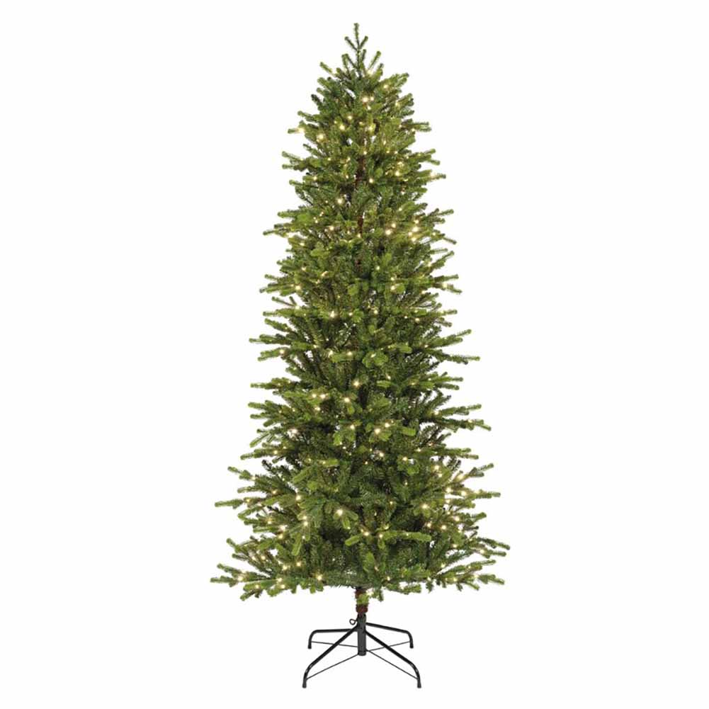 Albero di Natale artificiale illuminato Abete Champoluc We Love Christmas 210 cm, 540 LED 1