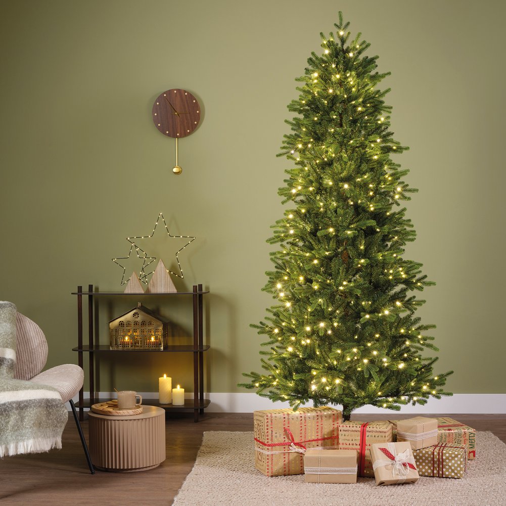 Albero di Natale artificiale illuminato Abete Champoluc We Love Christmas 210 cm, 540 LED 2