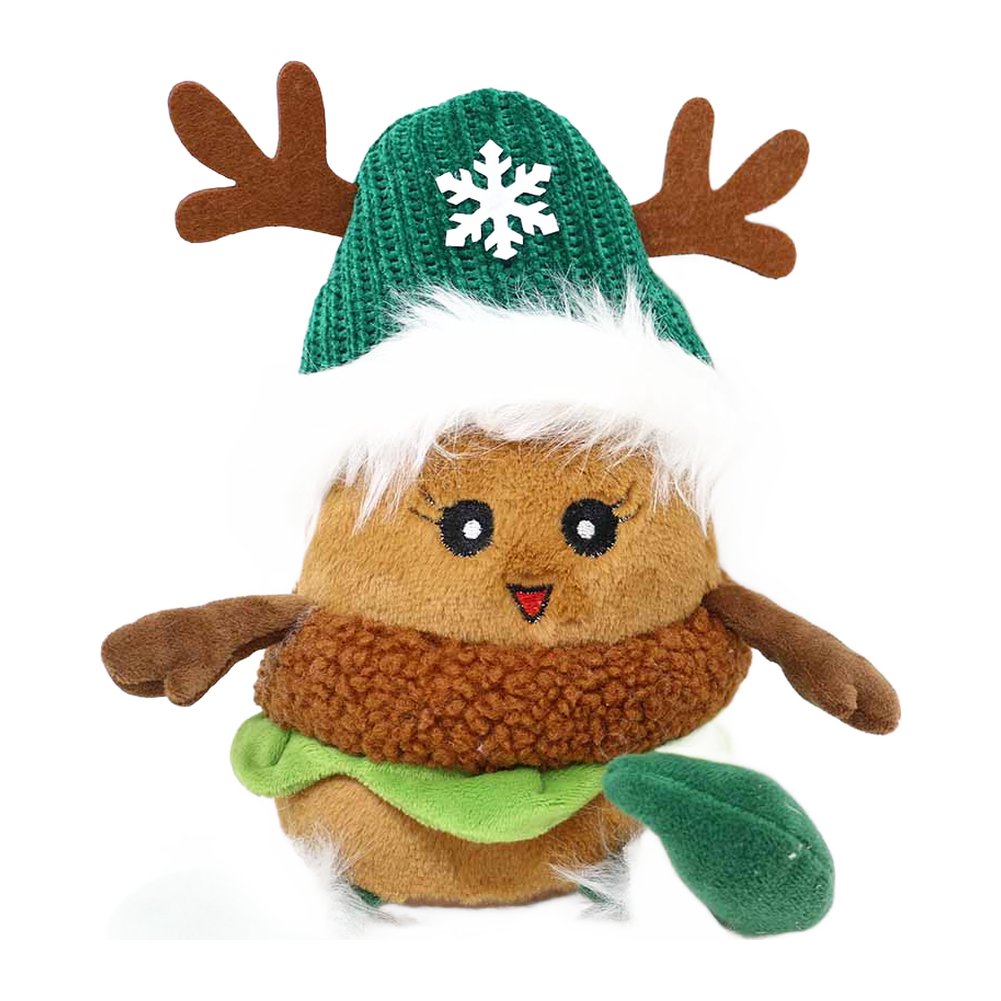 Hamburger renna di Natale gambe molli We Love Christmas 24 cm assortito rosso/verde 3