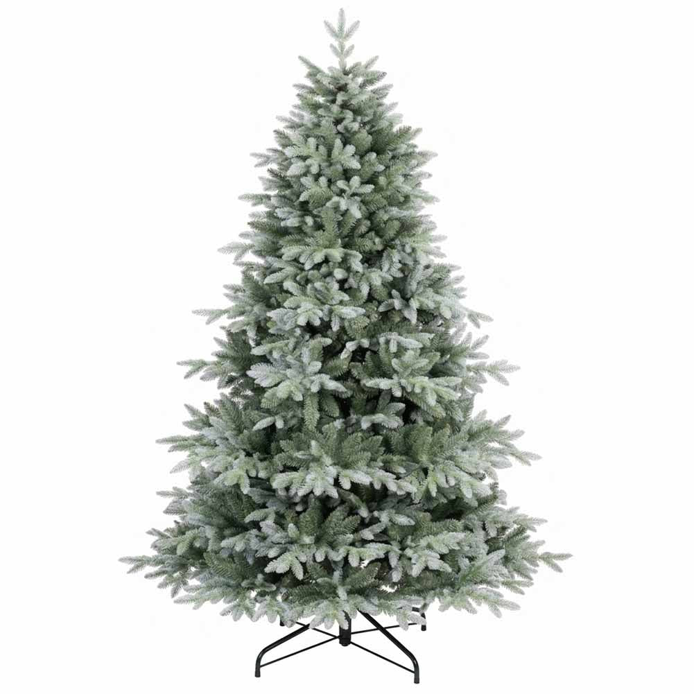 Albero di Natale artificiale Abete Alben argentato We Love Christmas 210 cm 1