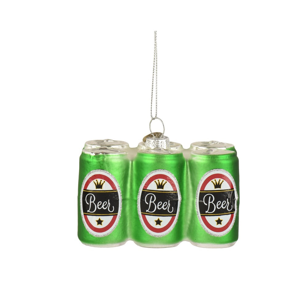 Formina in vetro confezione da 6 lattine di birra, 7cm 1