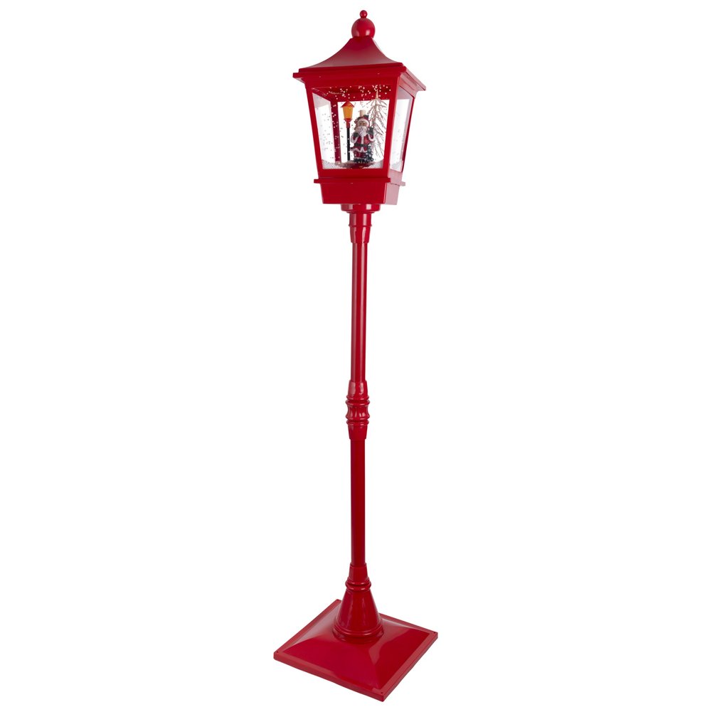 Lampione da terra con Boule de Neige effetto neve luminosa 185cm da interno 2