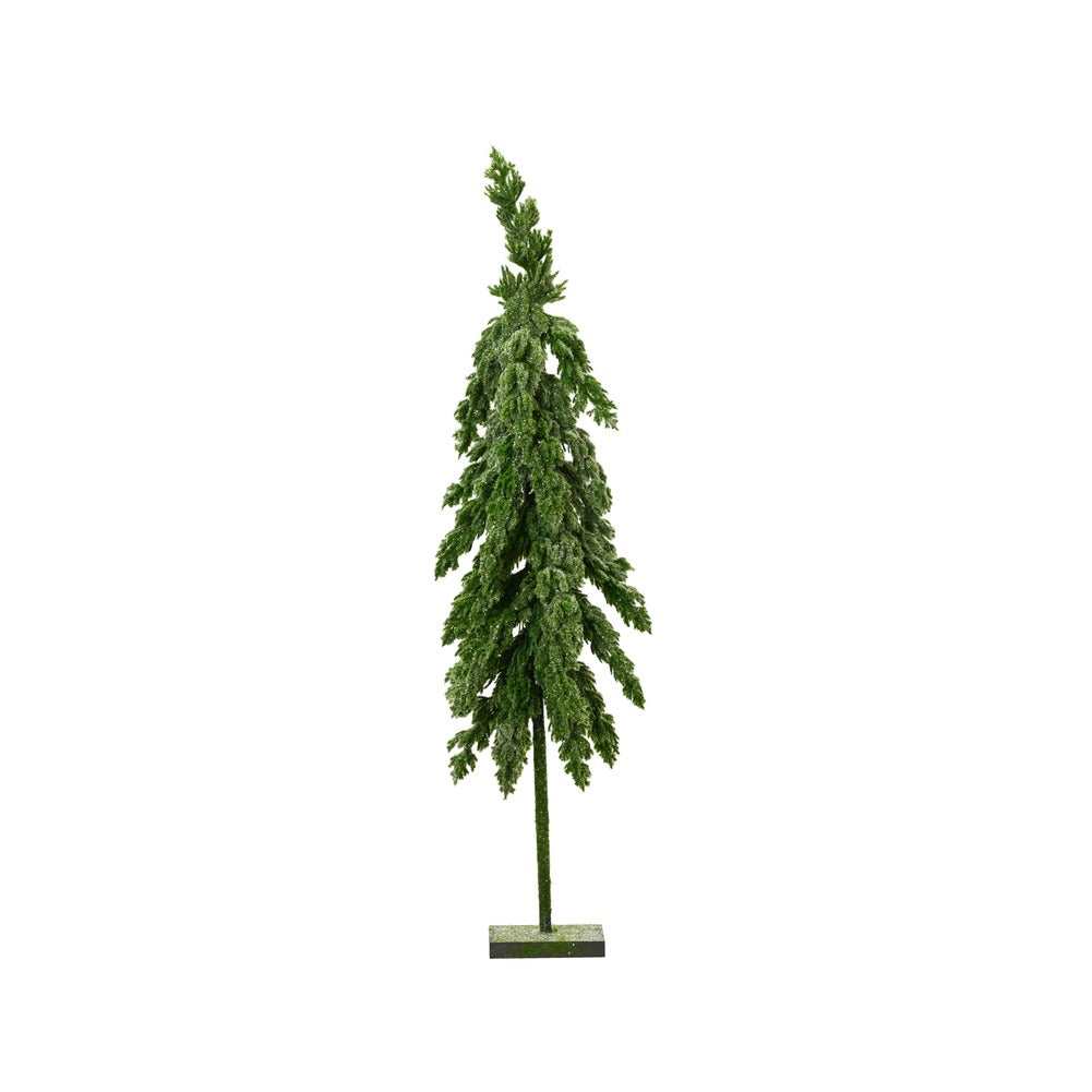 Mini pino glitterato verde chiaro, 75cm 1