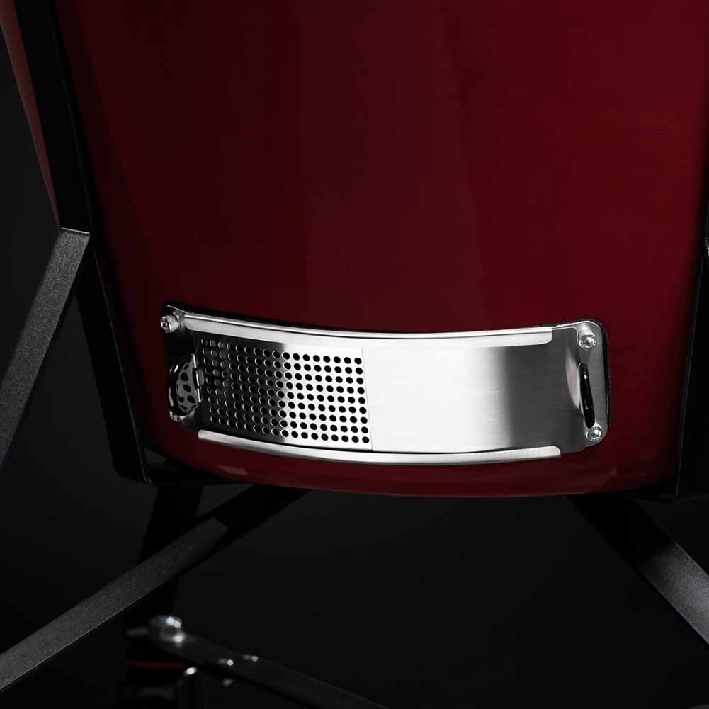 Kamado Bono EVO Grande Royal Red Barbecue kamado in ceramica 64 cm ad alta capacità 4