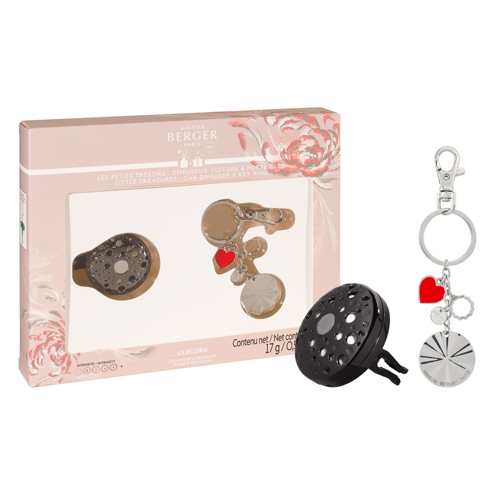 Cofanetto Profumatore Auto Maison Berger Ofelia Metal + P/chiavi 3
