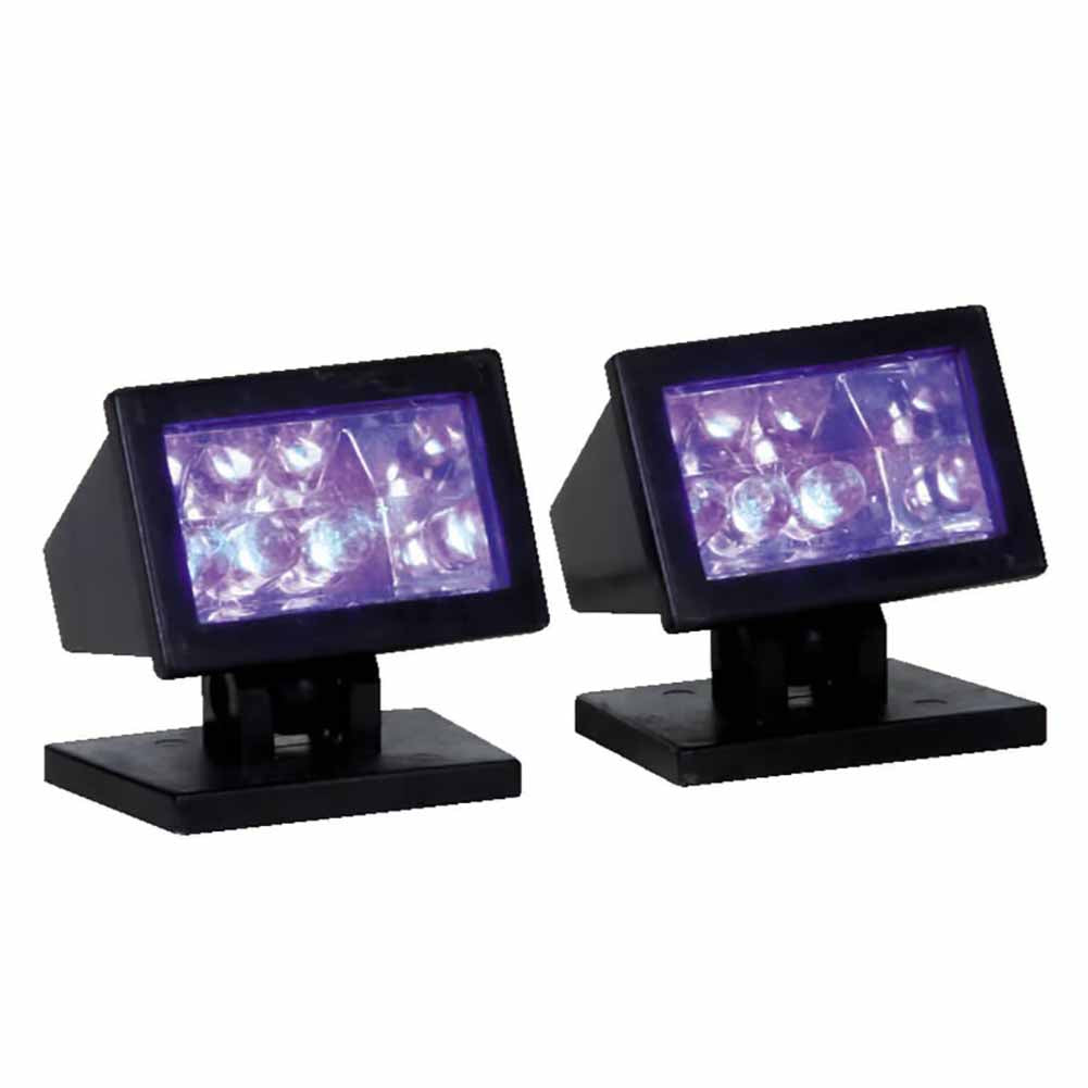 Halloween Purple Light Set Of 2 Spooky Town Lemax Cod 34974 1
