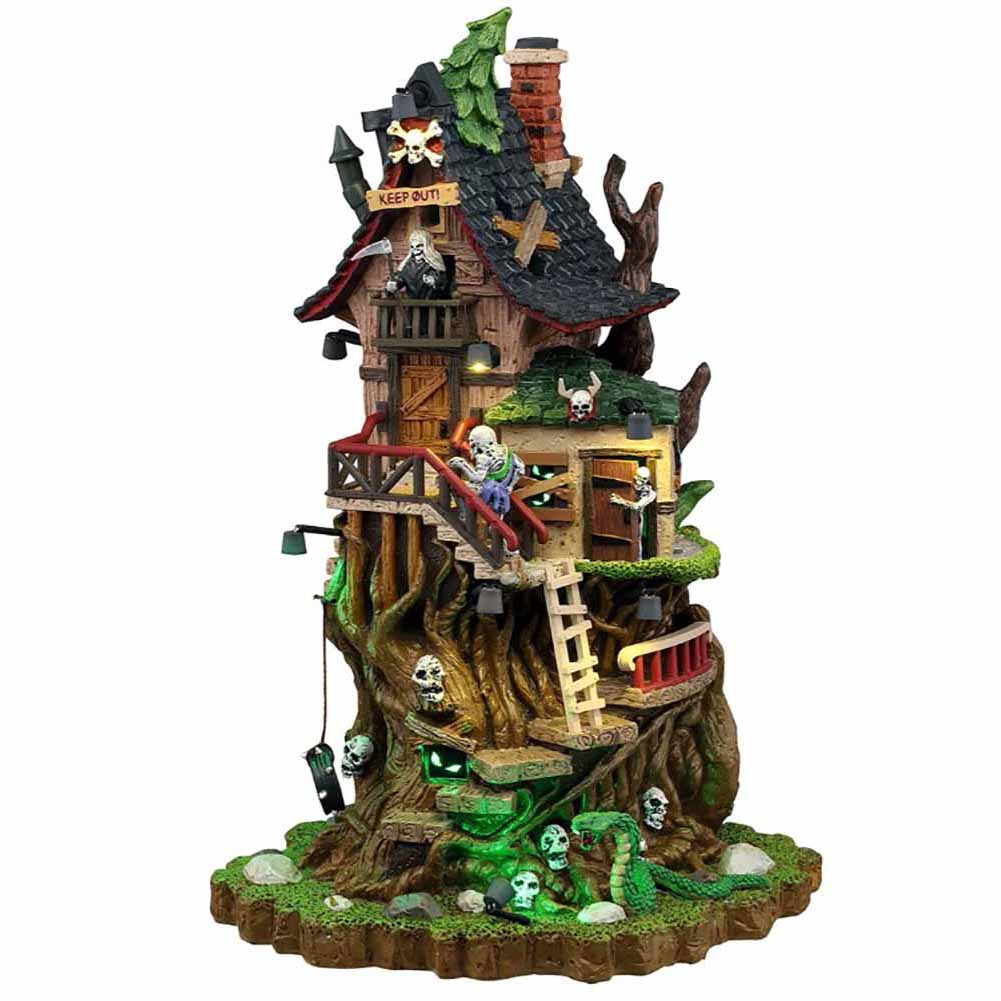 Petrified Forest Tree House Spooky Town Lemax Cod 55294 1
