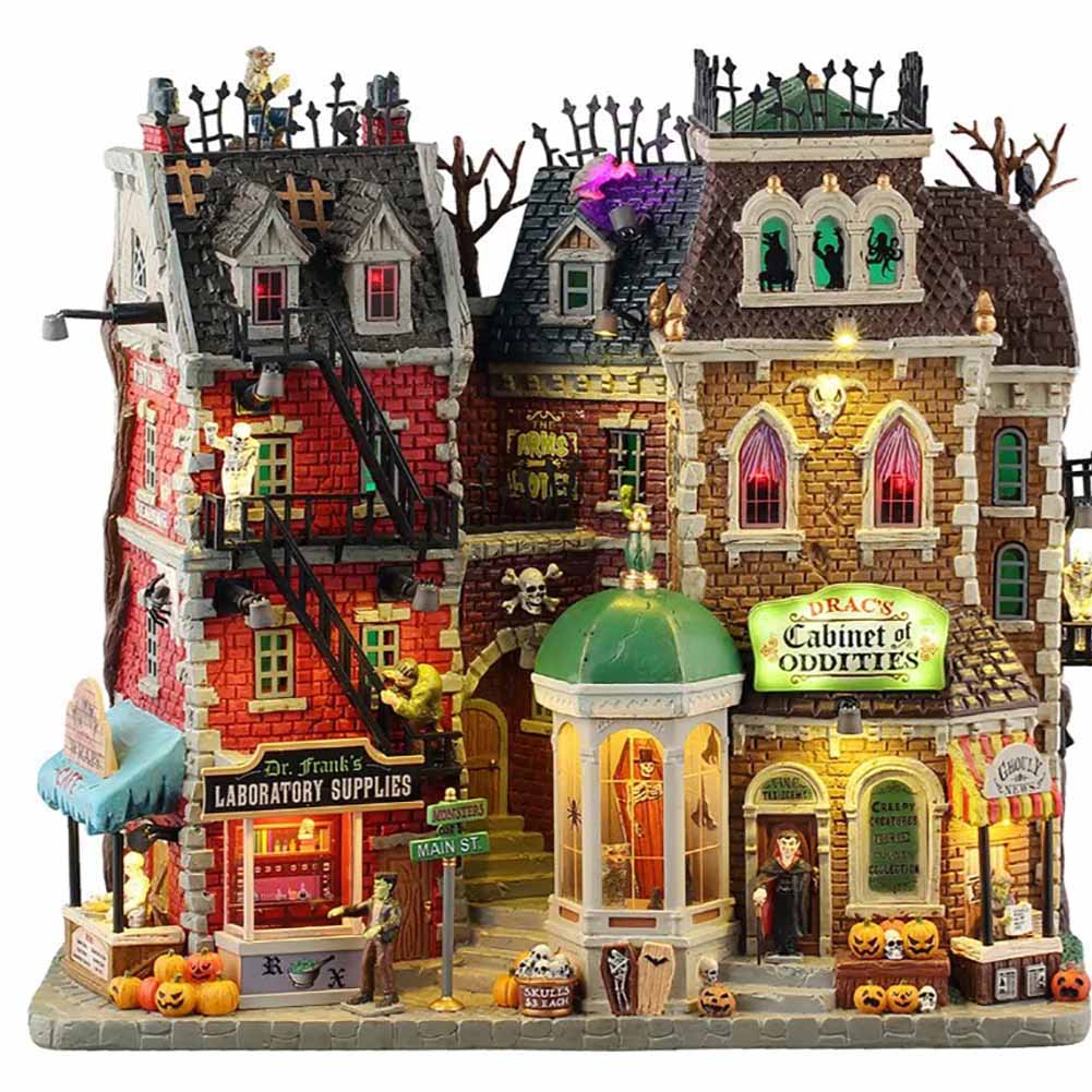 Monsters On Main Street Spooky Town Lemax Cod 55296 1