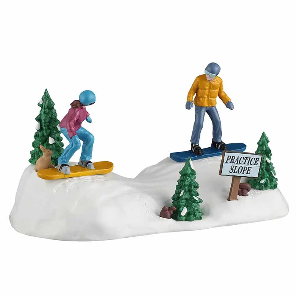 Snowboarding Practice Vail Village Lemax Cod 63821 1