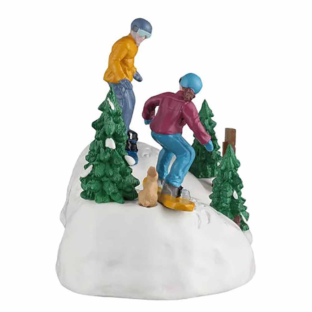 Snowboarding Practice Vail Village Lemax Cod 63821 2