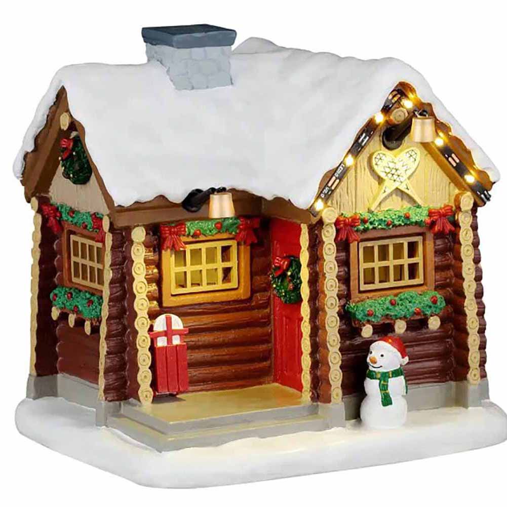 Snowshoe Cabin Vail Village Lemax Cod 64680 1