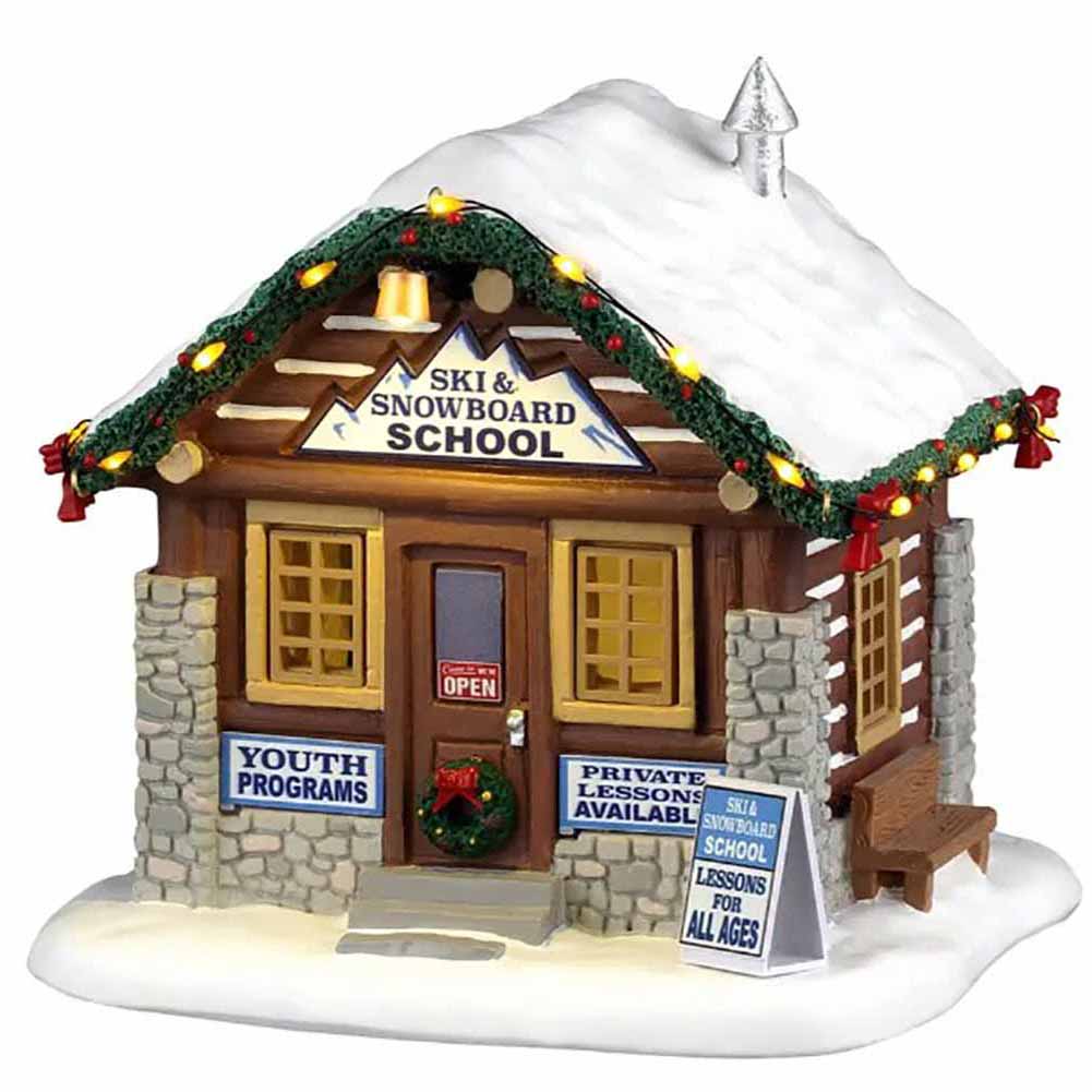 Ski And Snowboard School Vail Village Lemax Cod 64685 1