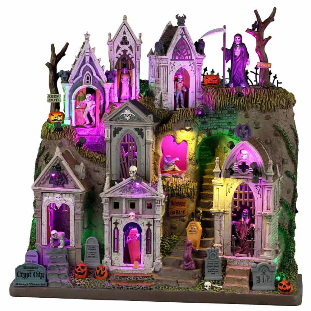 Crypt City Spooky Town Lemax Cod 65509 1