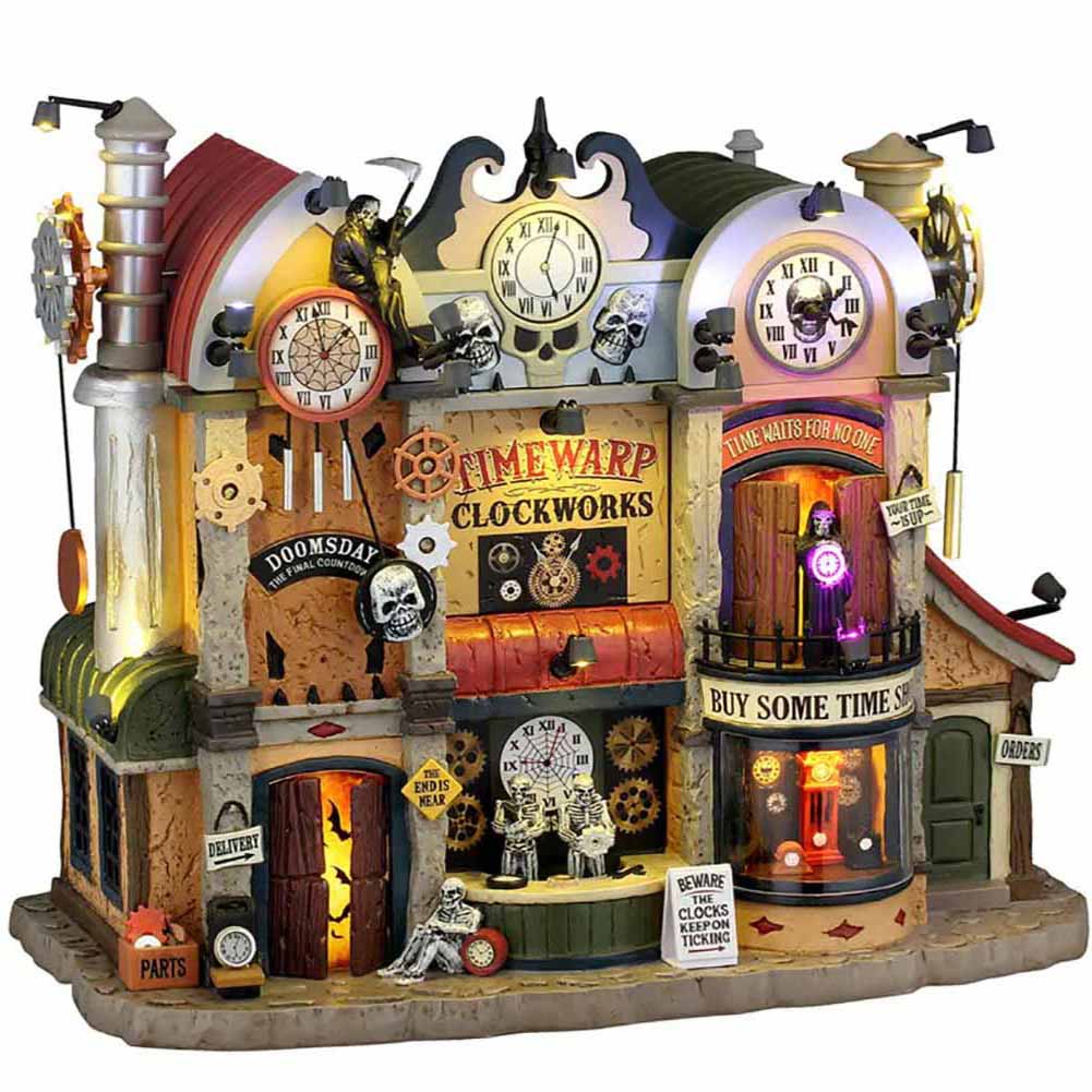 Timewarp Clockworks Spooky Town Lemax Cod 65513 1