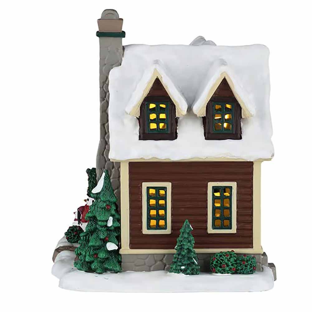 Cozy Forest Cabin Vail Village Lemax Cod 65535 3