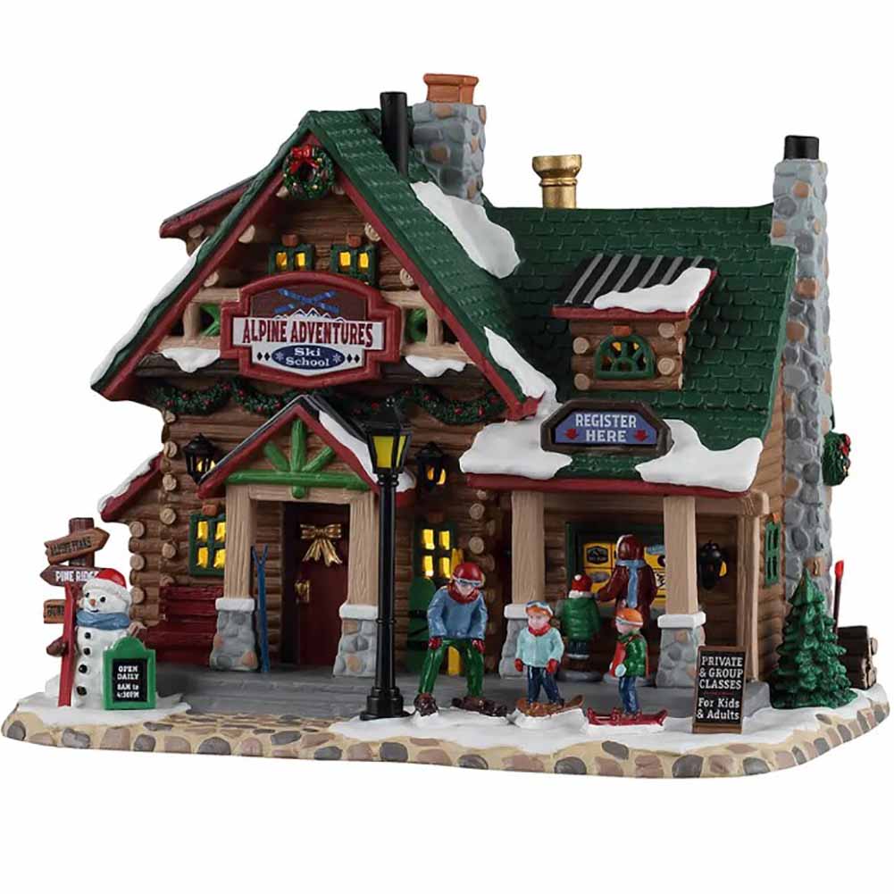 Alpine Adventures Ski School Vail Village Lemax Cod 65538 1