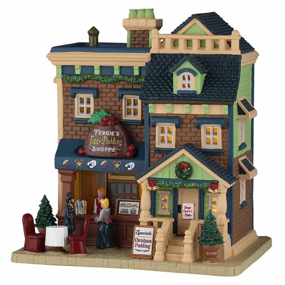 Fergies Figgy Pudding Shoppe Caddington Lemax Cod 65546 1
