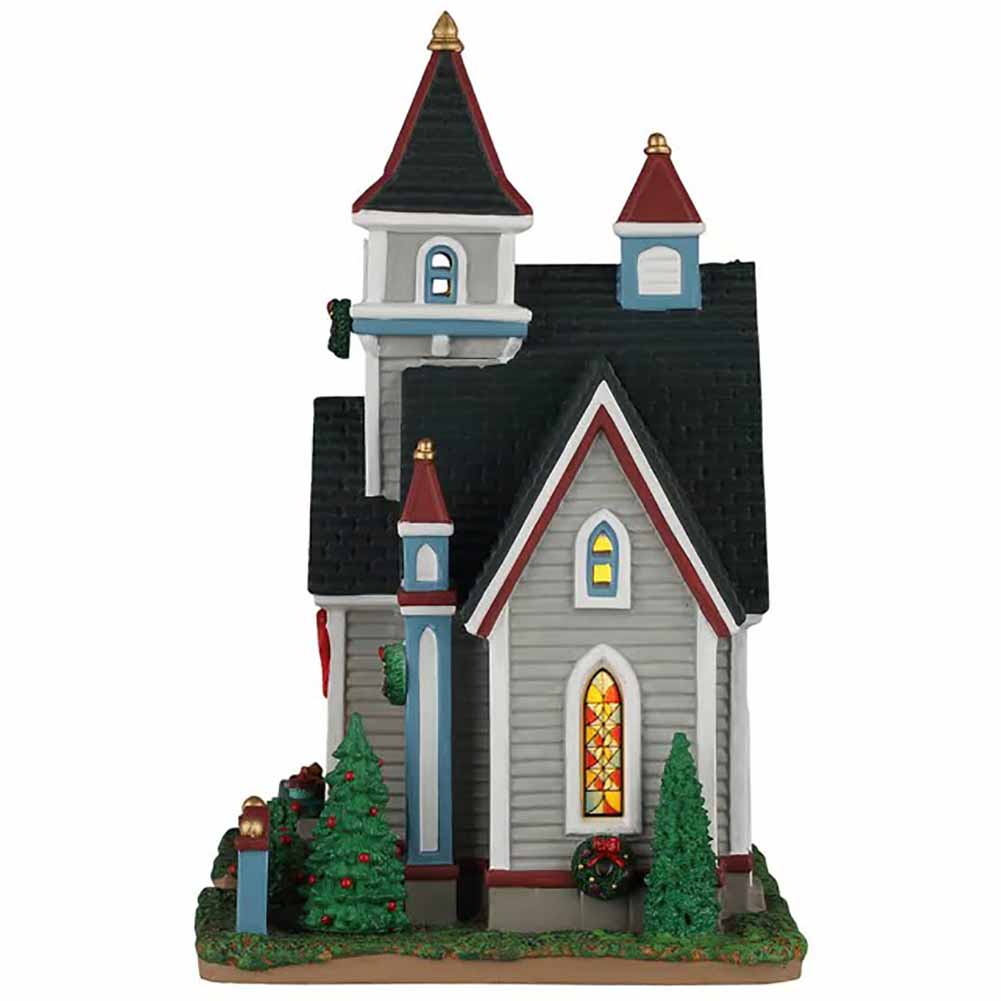 Spruce Valley Church Caddington Lemax Cod 65553 3