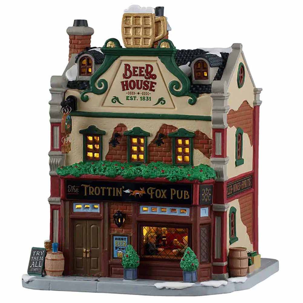 The Trottin Fox Pub Caddington Lemax Cod 65555 1