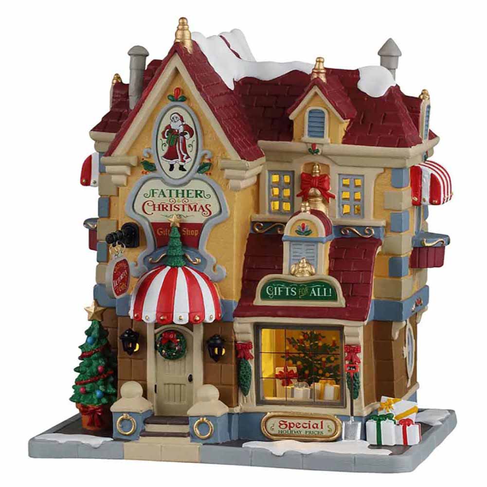 Father Christmas Gift Shop Caddington Lemax Cod 65562 1
