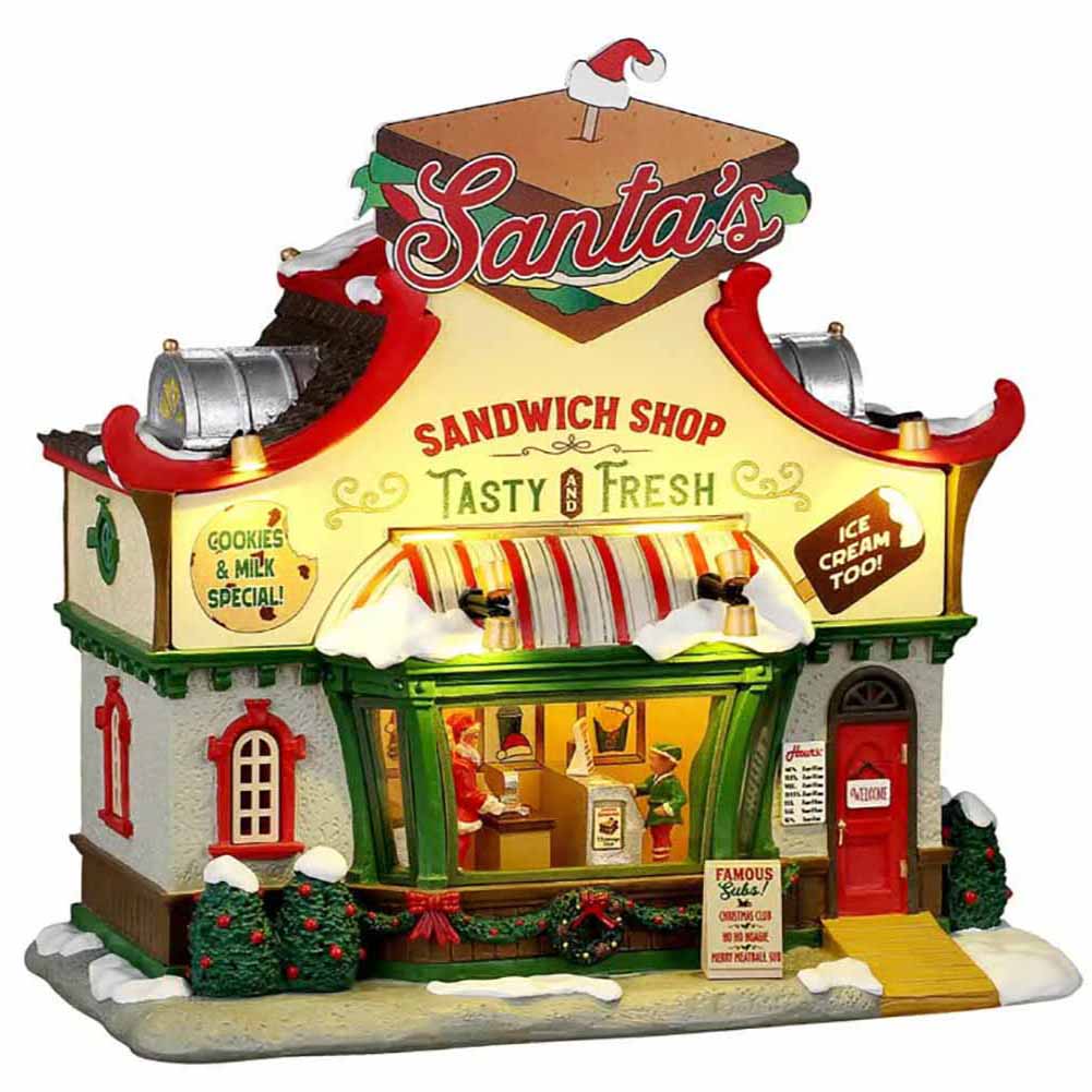 Santas Sandwich Shop Santas Wonderland Lemax Cod 65570 1
