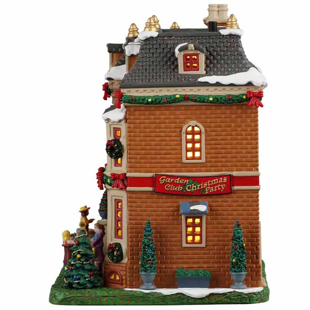 Garden Club Christmas Party Vail Village Lemax Cod 65580 3