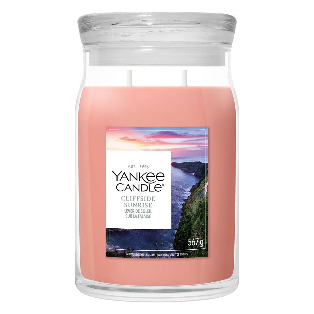 Candela Giara Grande Yankee Candle Signature Cliffside Sunrise 1