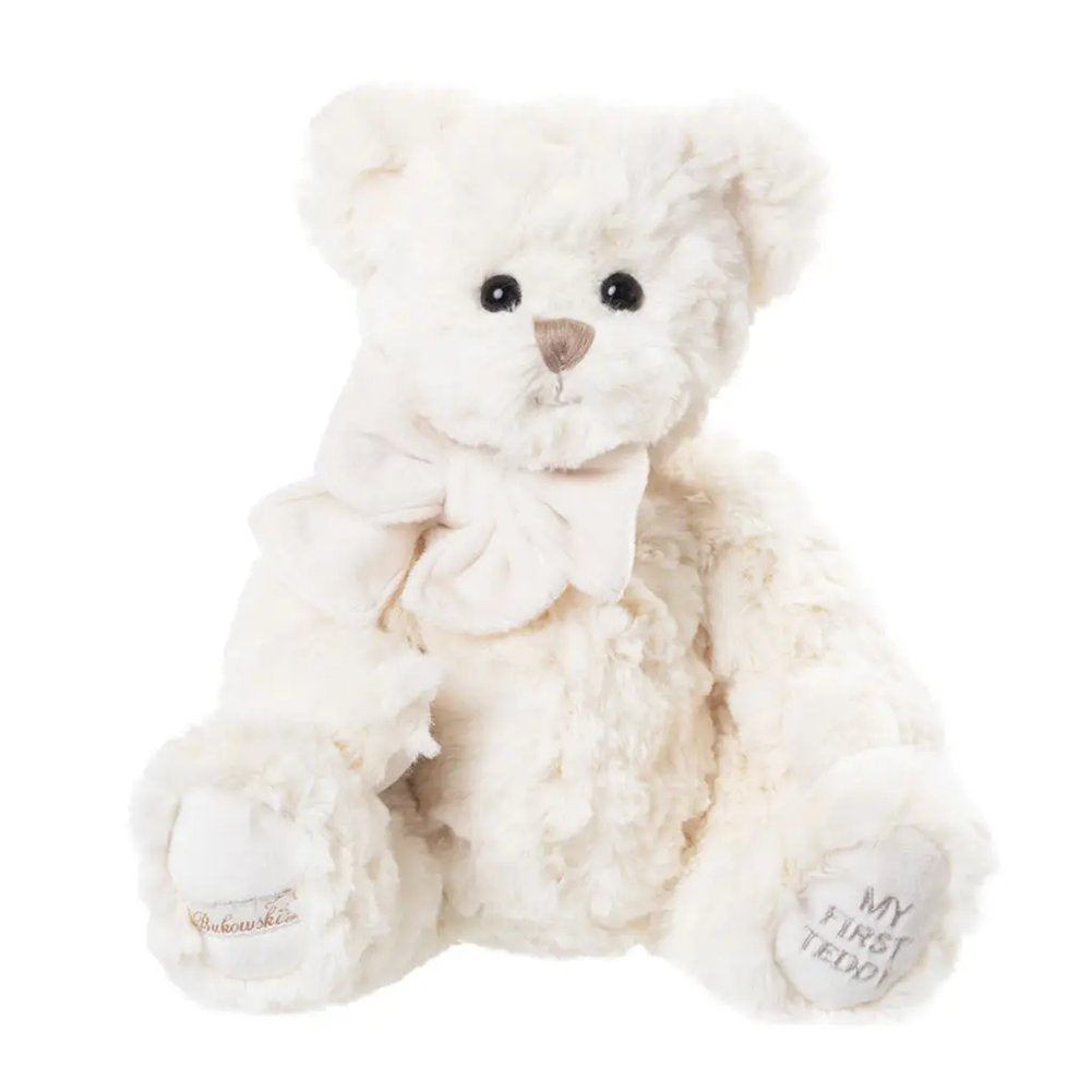 Orsetto di Peluche Bianco con Fiocco Il Mio Primo Orso 2026 Bukowski 30 cm 1