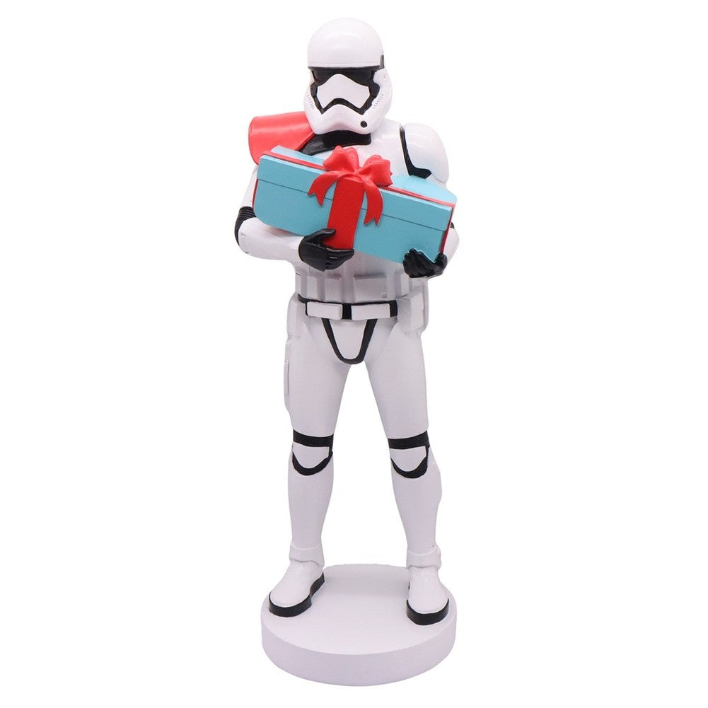 Statua decorativa natalizia Star Wars Stormtrooper con regalo 47,4 cm 1