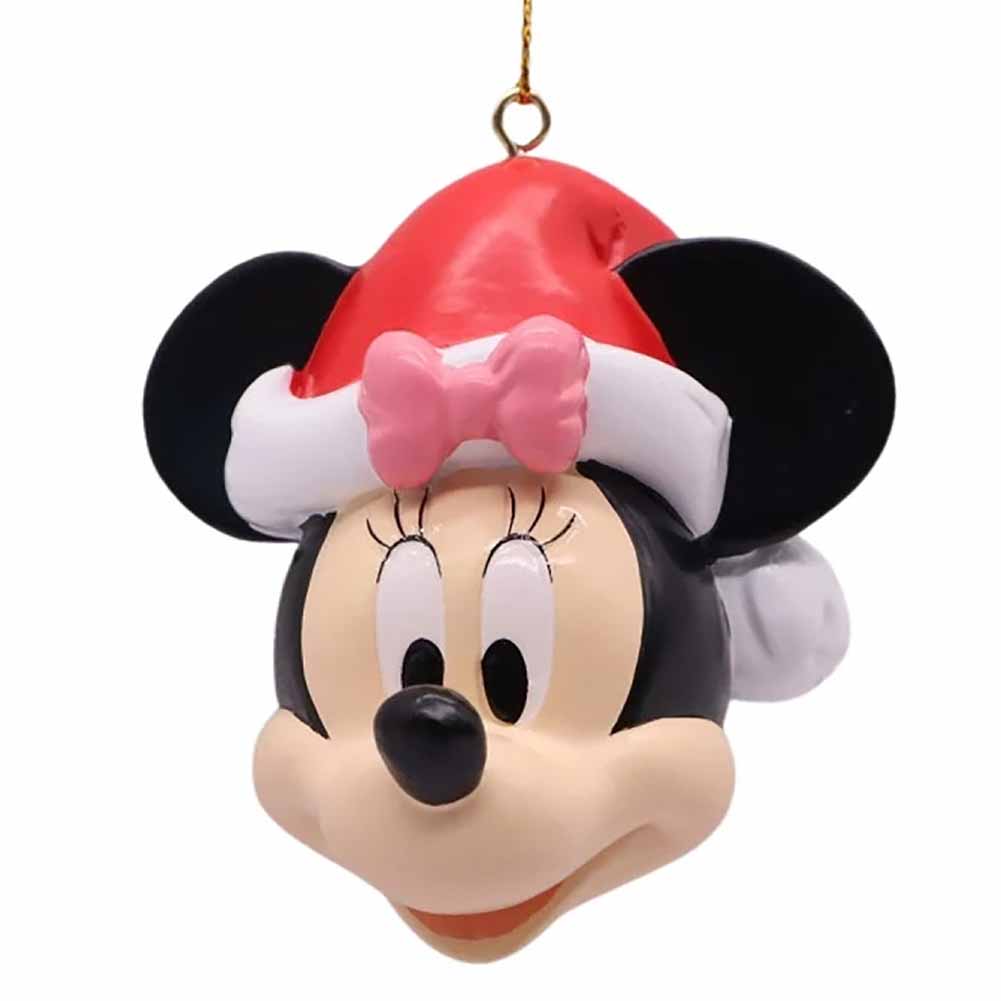 Addobbo 3D per albero Viso Minnie con cappello babbo 3D - Disney 1