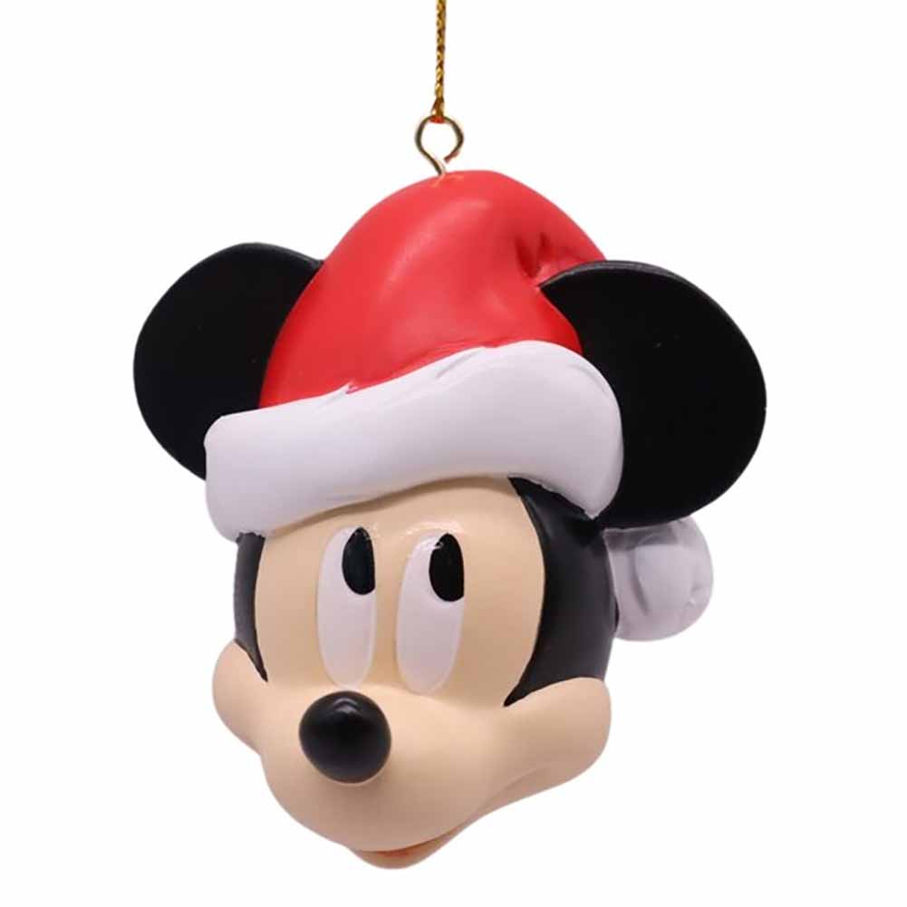 Addobbo 3D per albero Viso Topolino con cappello babbo 3D - Disney 1