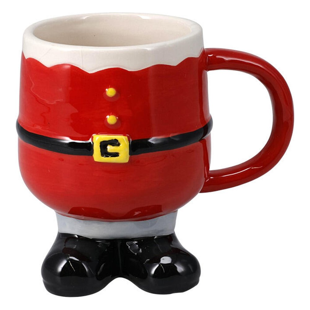 Tazza mug natalizia con piedini in ceramica 350 ml – 1 pezzo, soggetto assortito 2