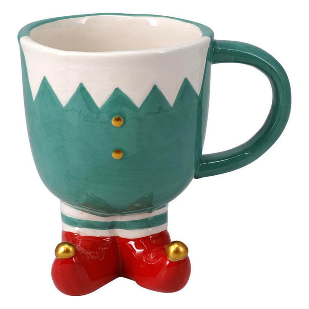 Tazza mug natalizia con piedini in ceramica 350 ml – 1 pezzo, soggetto assortito 3