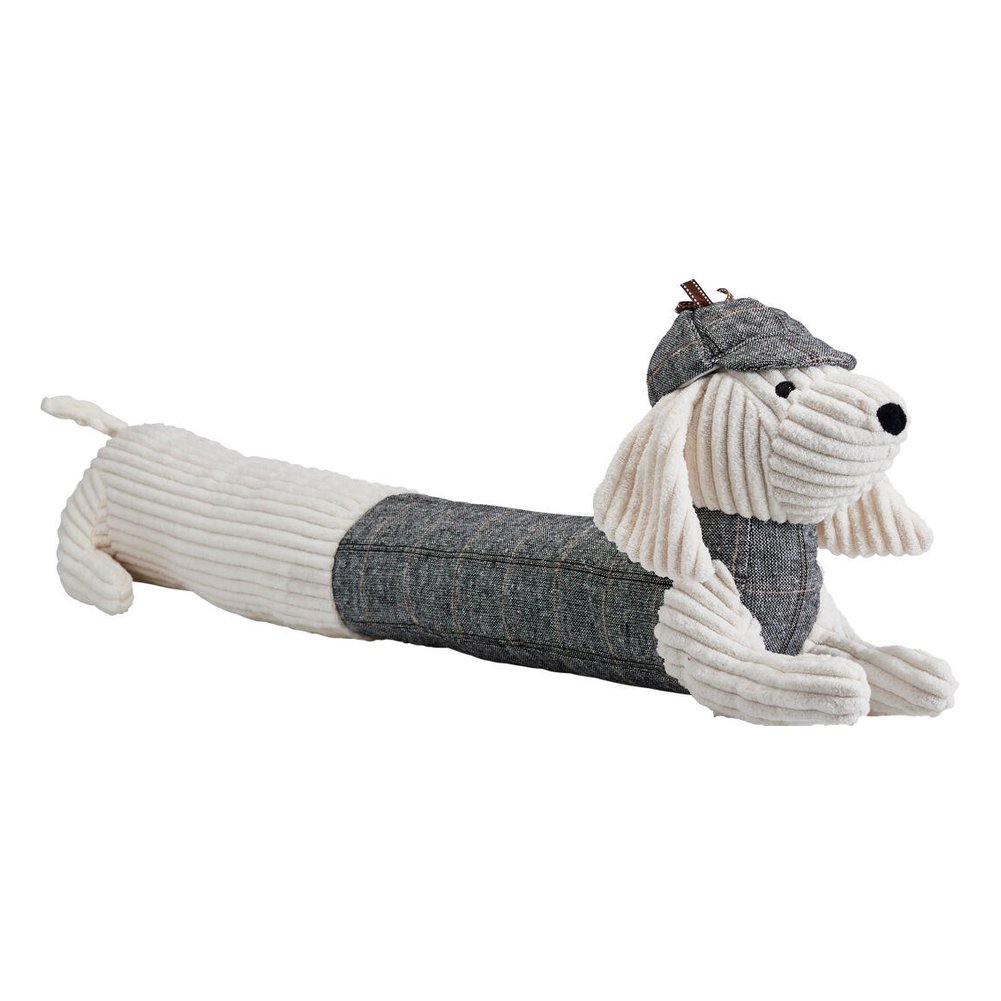 Paraspifferi a forma di cane con cappello in velluto a coste 80 cm – 1 pezzo, colore assortito 2