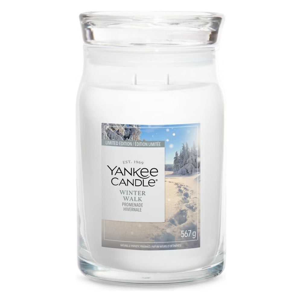 Candela Giara Grande Yankee Candle Signature Winter Walk 1