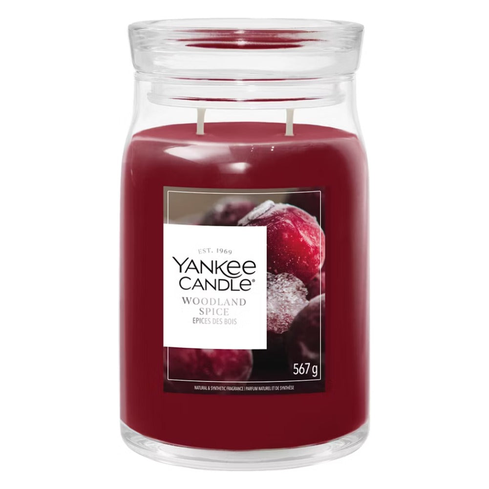 Candela Giara Grande Yankee Candle Signature Woodland Spice 1