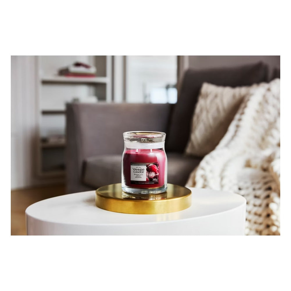 Candela Giara Media Yankee Candle Signature Woodland Spice 3
