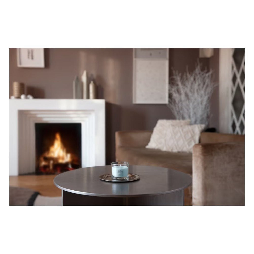 Candela Votiva in Vetro Yankee Candle Signature Snow Kissed Pine 3