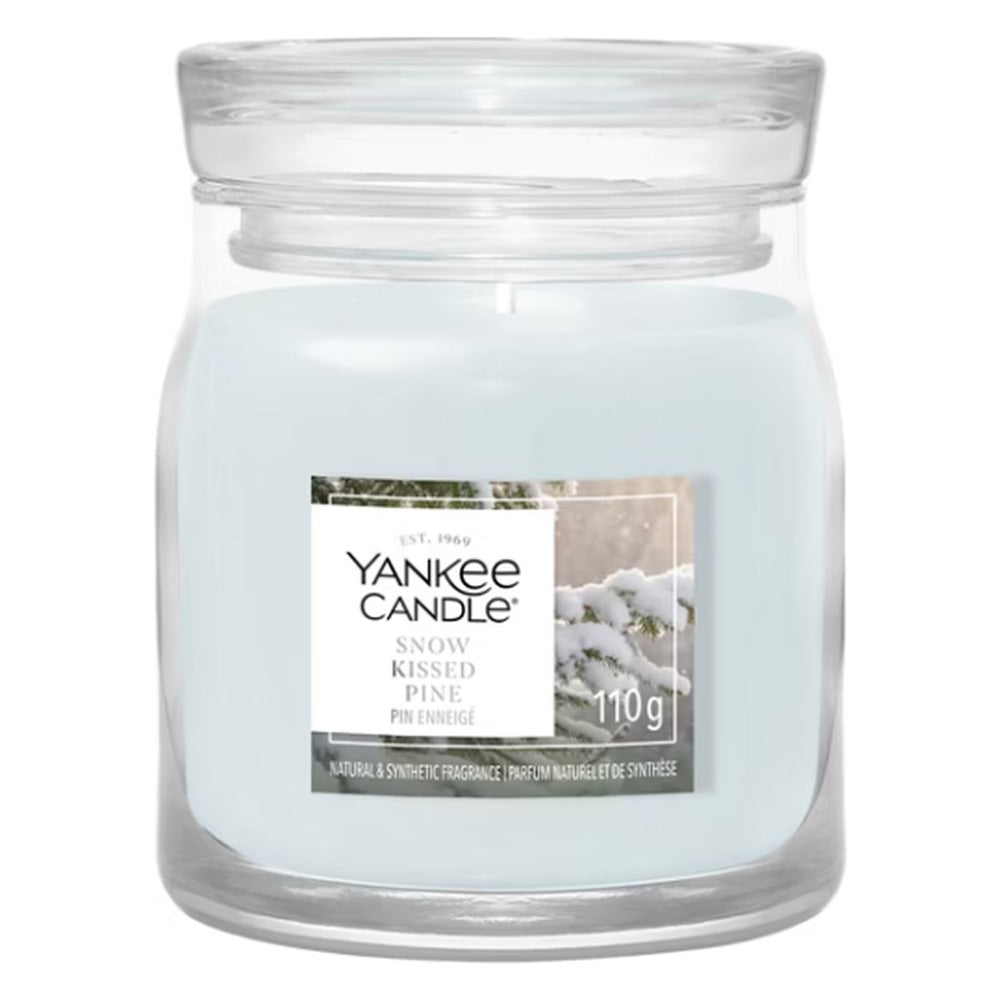 Candela Giara Piccola Yankee Candle Signature Snow Kissed Pine 1