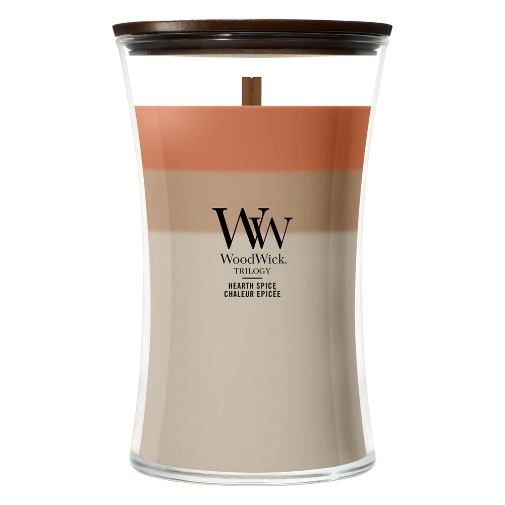 Candela Grande Trilogy WoodWick Hearth Spice 1