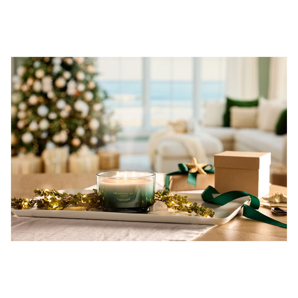 Candela a 3 Stoppini Chesapeake Bay Candle Coastal Snowfall 2