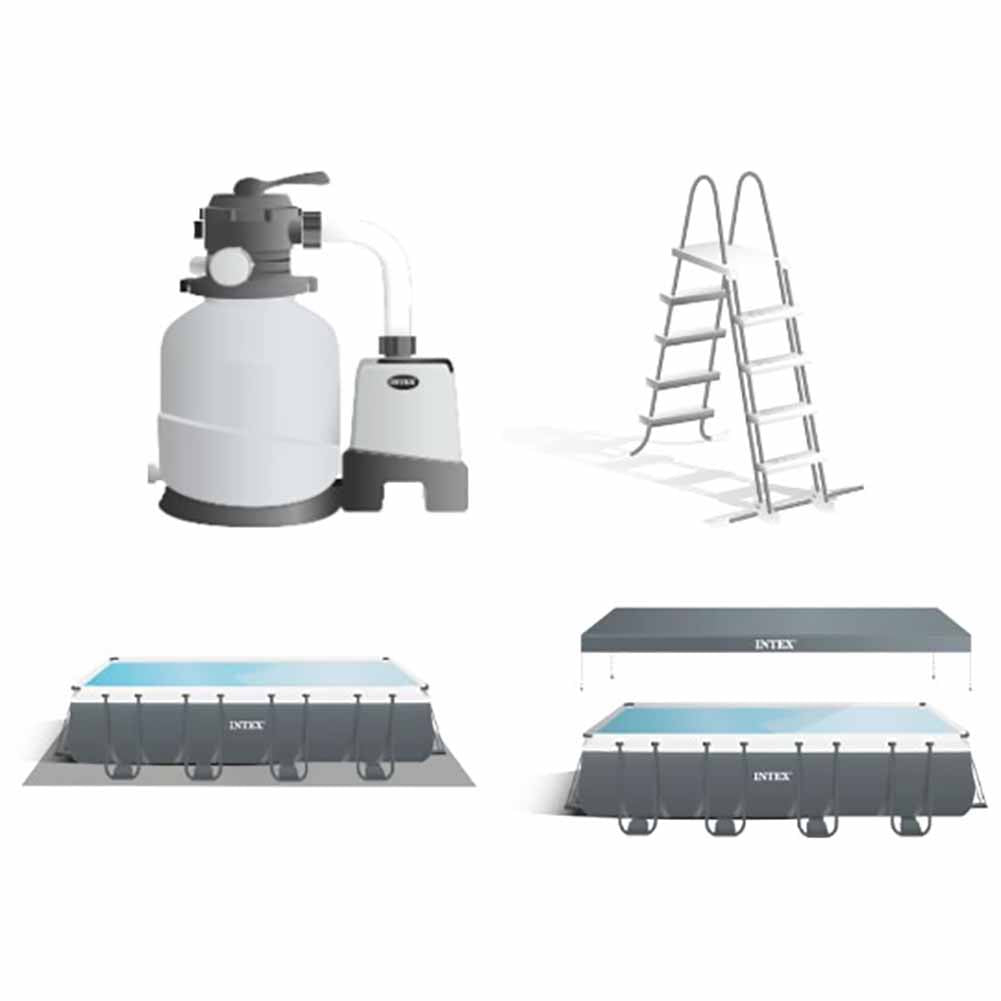 Piscina fuori terra Intex Ultra XTR Frame 732x366xh132cm con pompa cod 26364 4